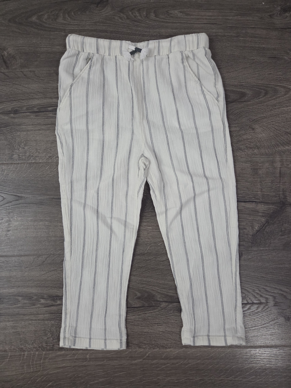 LC Lauren Conrad Boys Breezy Pinstripe Organic Pants Size 5t NWT